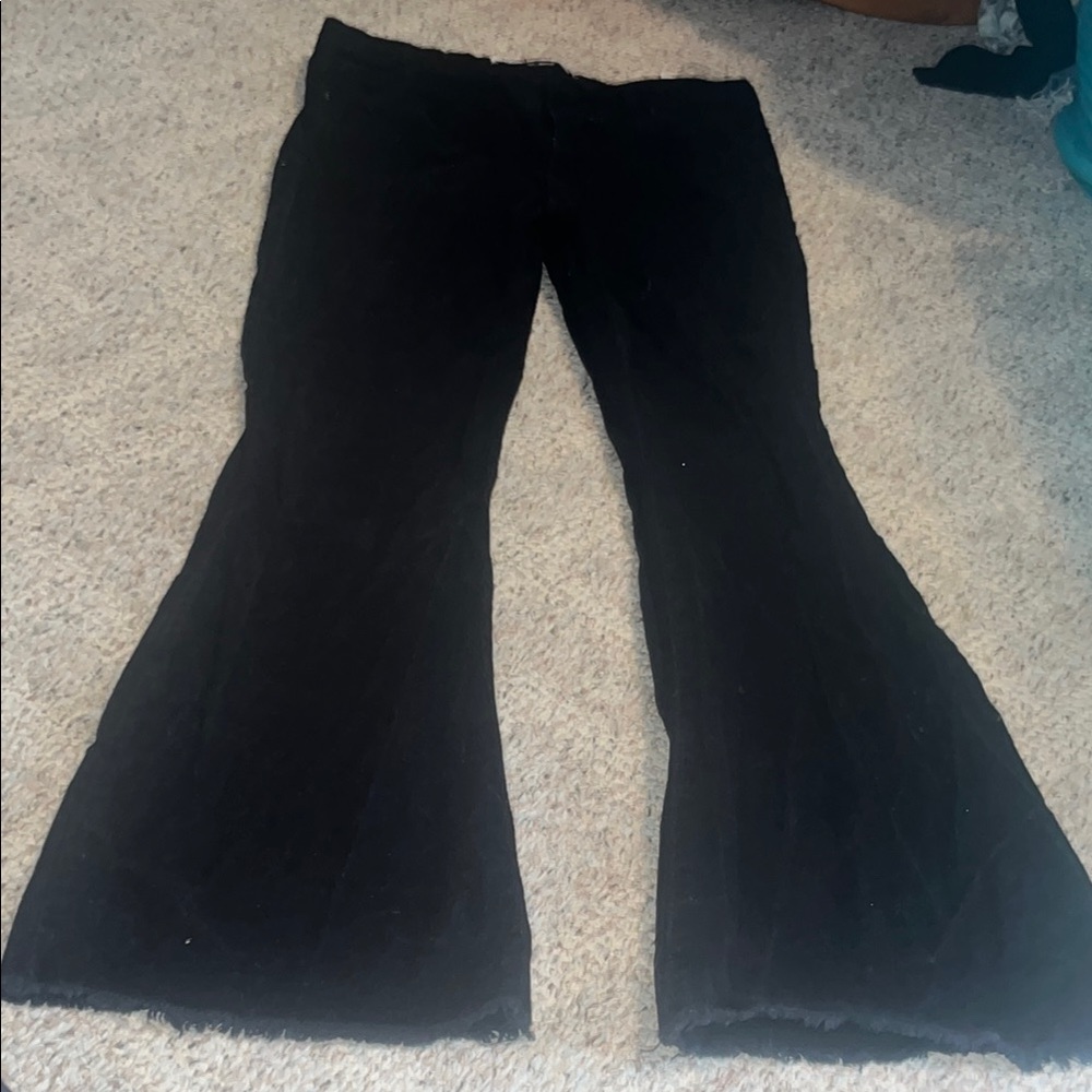 Black Flared Pants